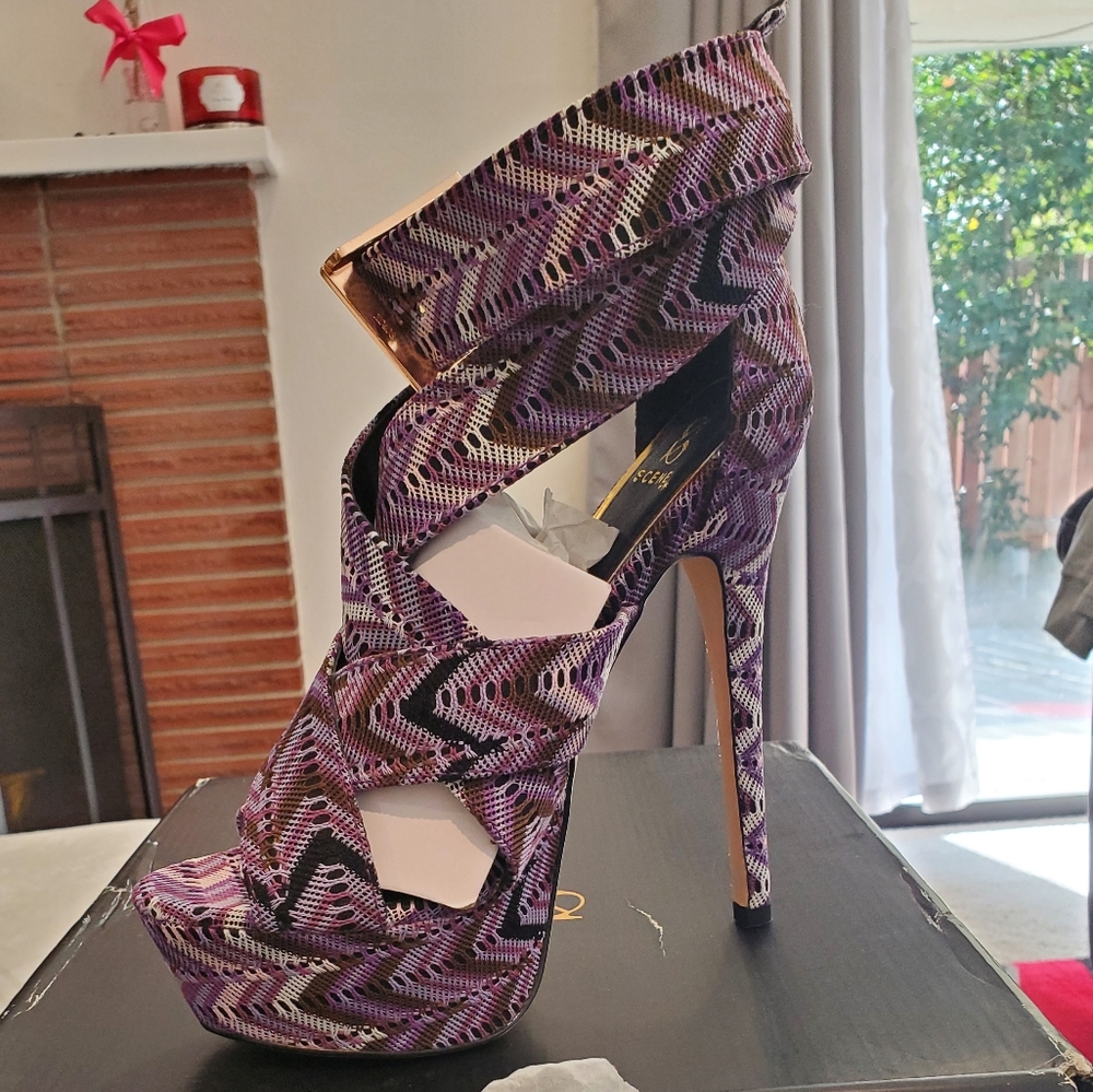 Gorgeous Purple Brown Haze Stilletos Brand New w/tags Sz 7.5